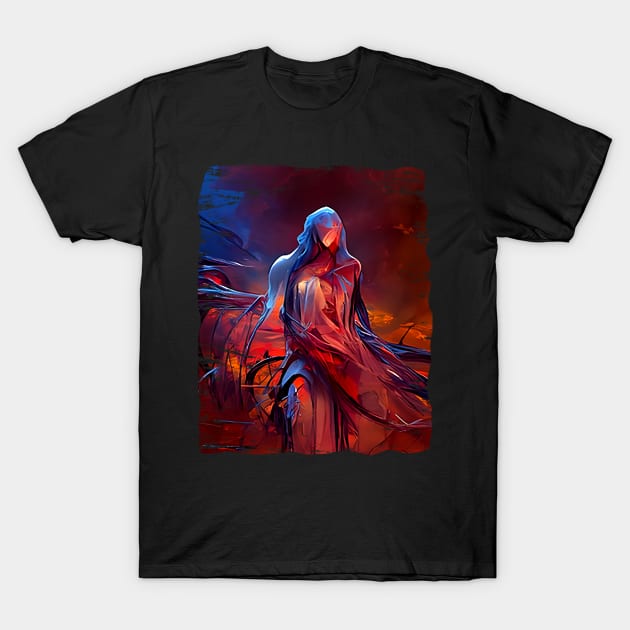 Abstract Vecna T-Shirt by Meca-artwork